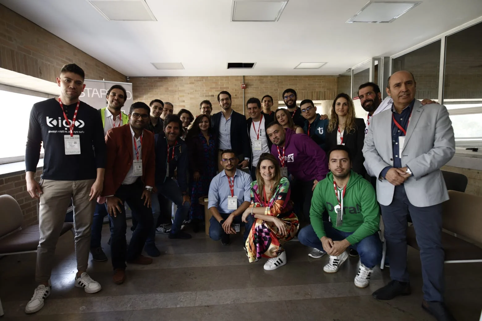 Reunión entre 23 Starups participantes de Startco y la ministra de Tecnologías de la Información y las Comunicaciones (MinTIC), Sandra Milena Urrutia Pérez.