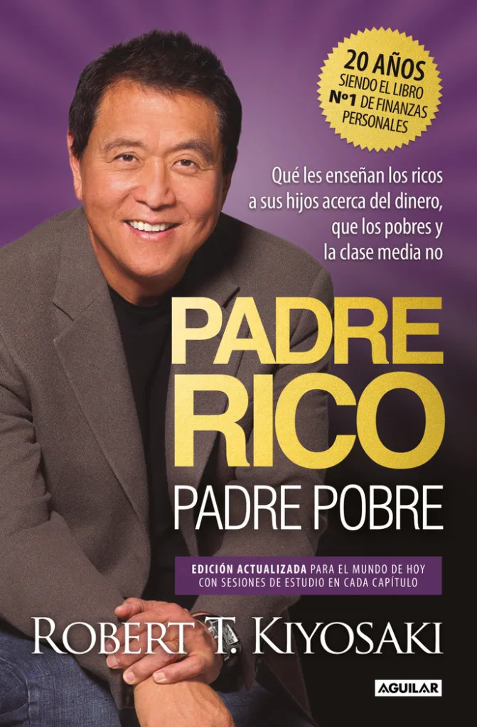Portada del libro "Padre Rico, Padre Pobre" de Robert T. Kiyosaki